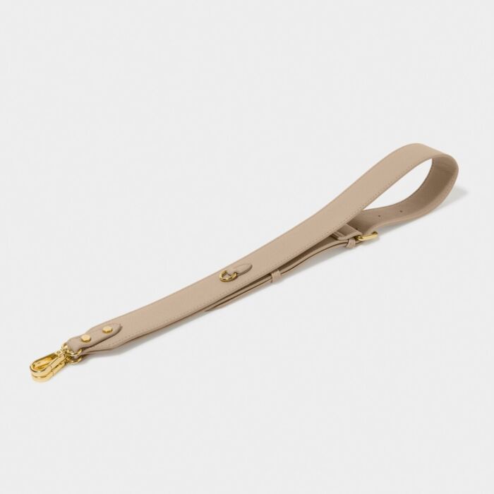 Katie Loxton PU Bag Strap - Light Taupe
